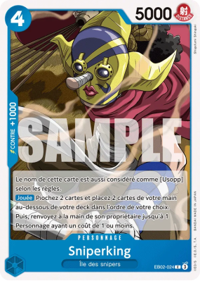 Carte One Piece Sniperking EB02-024 C