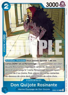 Carte One Piece Don Quijote Rosinante EB02-025 R