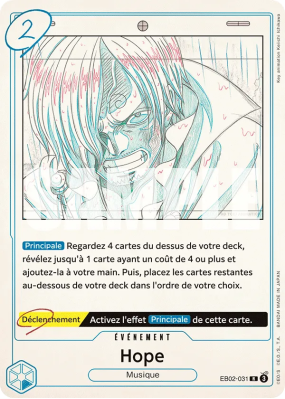 Carte One Piece Hope EB02-031 R