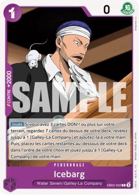 Carte One Piece Icebarg EB02-032 C