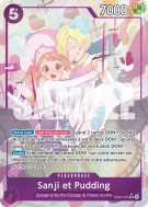 Carte One Piece Sanji et Pudding EB02-035 SR ALT ART