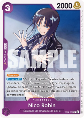 Carte One Piece Nico Robin EB02-036 R