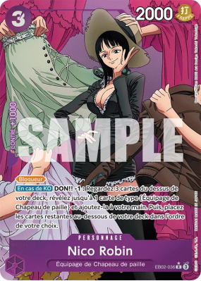 Carte One Piece Nico Robin EB02-036 R ALT ART