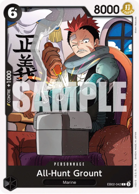 Carte One Piece All-Hunt Grount EB02-042 C
