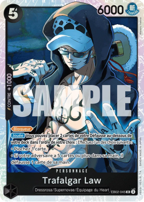 Carte One Piece Trafalgar Law EB02-045 SR