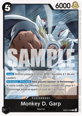 Carte One Piece Monkey D. Garp EB02-049 R