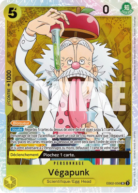 Carte One Piece Végapunk EB02-056 SR