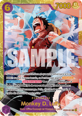 Carte One Piece Monkey D. Luffy EB02-061 SEC