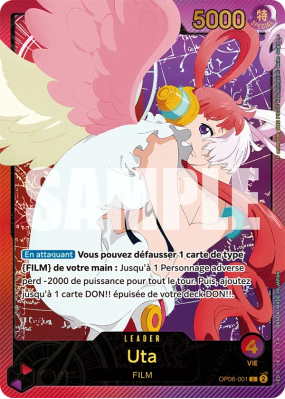Carte One Piece Uta OP06-001 L ALT ART