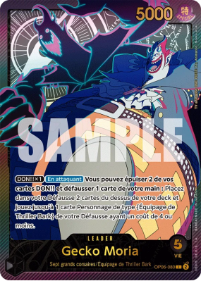 Carte One Piece Gecko Moria OP06-080 L ALT ART