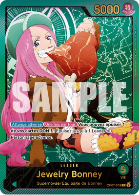 Carte One Piece Jewelry Bonney OP07-019 L ALT ART
