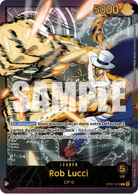 Carte One Piece Rob Lucci OP07-079 L ALT ART
