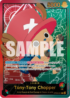Carte One Piece Tony-Tony Chopper OP08-001 L ALT ART