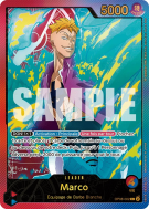 Carte One Piece Marco OP08-002 L ALT ART