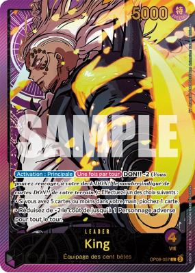 Carte One Piece King OP08-057 L ALT ART
