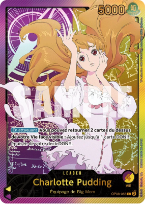 Carte One Piece Charlotte Pudding OP08-058 L ALT ART