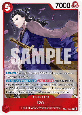 Carte One Piece Izo EB01-002 R