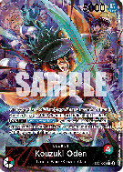 Carte One Piece Kouzuki Oden EB01-001 L ALT ART