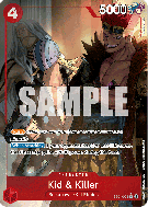 Carte One Piece Kid & Killer EB01-003 R ALT ART