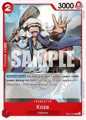 Carte One Piece Koza EB01-004 C