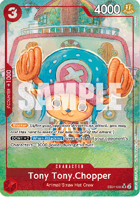Carte One Piece Tony Tony Chopper EB01-006 SR ALT ART