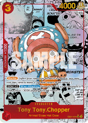 Carte One Piece Tony Tony Chopper EB01-006 SR ALT ART