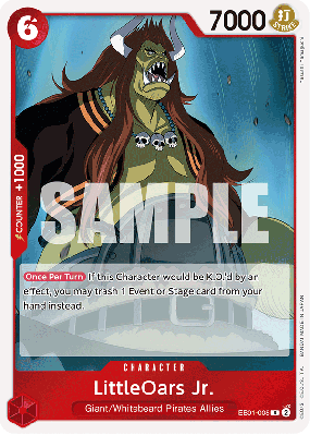 Carte One Piece LittleOars Jr EB01-008 R