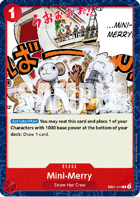 Carte One Piece Mini-Merry EB01-011 C