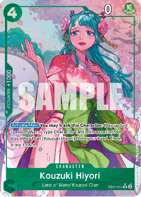 Carte One Piece Kouzuki Hiyori EB01-013 R ALT ART