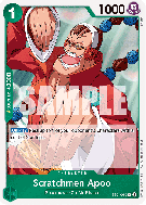 Carte One Piece Scratchmen Apoo EB01-015 R