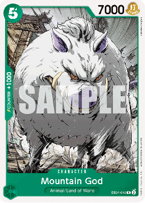 Carte One Piece Mountain God EB01-018 C