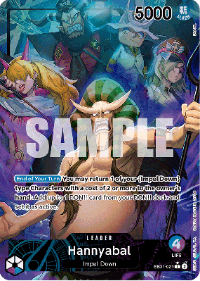 Carte One Piece Hannyabal EB01-021 L ALT ART