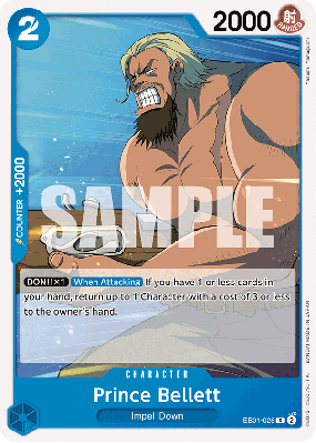 Carte One Piece Prince Bellett EB01-026 C