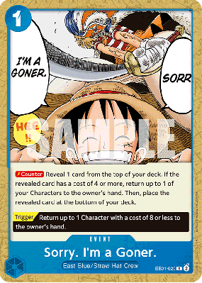Carte One Piece Sorry I'm a. Goner EB01-029 C