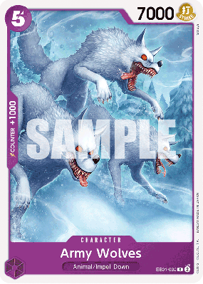 Carte One Piece Army Wolves EB01-032 C