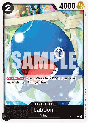 Carte One Piece Laboon EB01-047 C