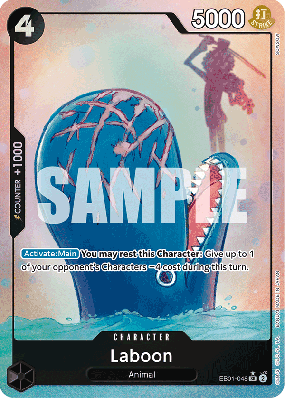 Carte One Piece Laboon EB01-048 SR ALT ART