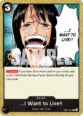 Carte One Piece I. Want to Live!! EB01-050 C