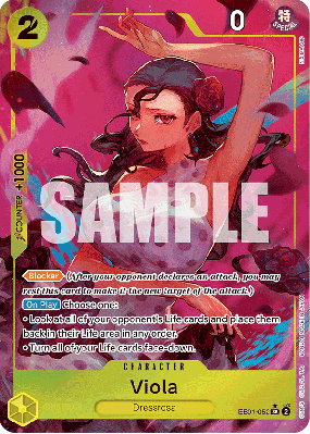 Carte One Piece Viola EB01-052 SR ALT ART