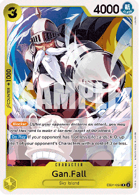 Carte One Piece Gan Fall EB01-054 R