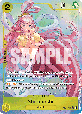Carte One Piece Shirahoshi EB01-057 SR ALT ART