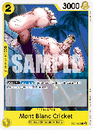 Carte One Piece Mont Blanc Cricket EB01-058 C