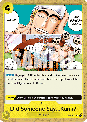 Carte One Piece Did Someone Say Kami? EB01-060 C