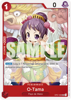 Carte One Piece O-Tama OP01-006 UC PRB01
