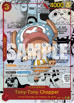 Carte One Piece Tony-Tony Chopper EB01-006 SR MANGA RARE PRB01