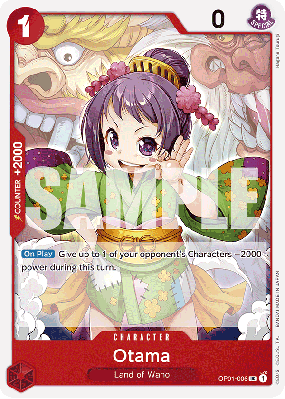 Carte One Piece O-Tama OP01-006 UC PRB01