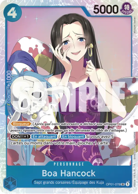 Carte One Piece Boa Hancock OP01-078 SR PRB01