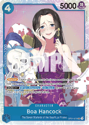 Carte One Piece Boa Hancock OP01-078 SR PRB01