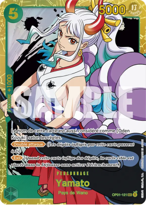 Carte One Piece Yamato OP01-121 SEC PRB01