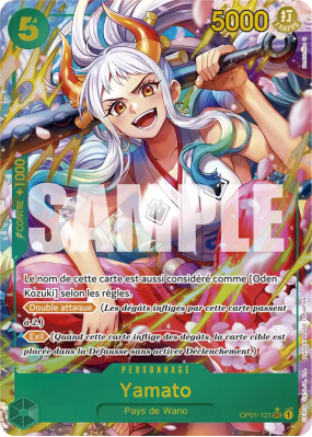 Carte One Piece Yamato OP01-121 SEC ALT ART PRB01